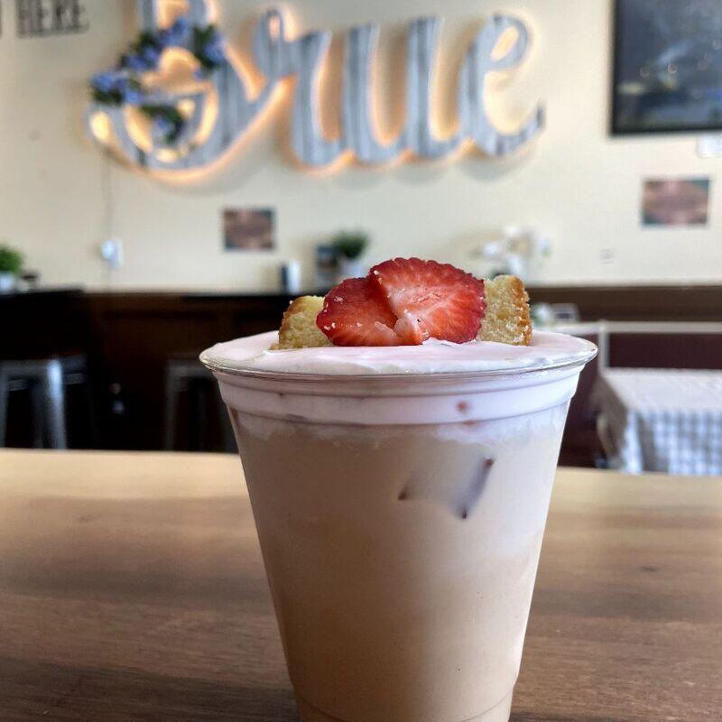 Strawberry Shortcake Latte